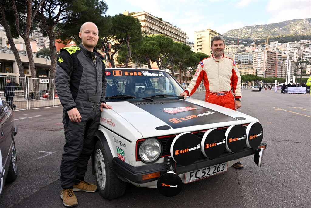 Kristian Flensbak Jørgensen og Kim Kjærsgaard Frandsen på havnen i Monaco.
(Foto: Michael Eisenberg)